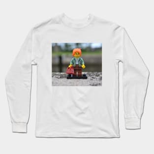 Outdoor Minifigure Business Woman Long Sleeve T-Shirt